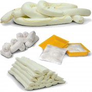 Olie absorptieslangen, -kussens en -worsten