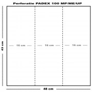 Perforatie Padex MP, ME, UP